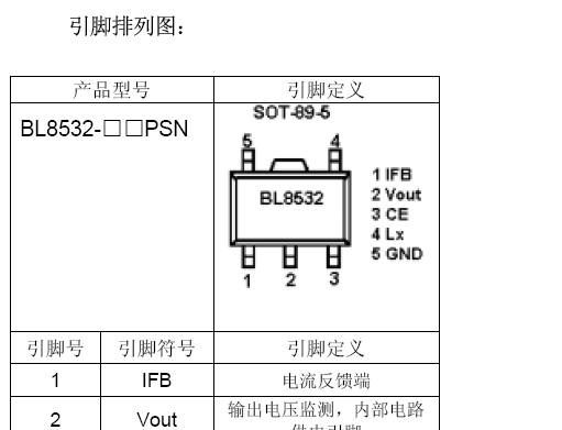 升压型DC/DC转换器BL8532
