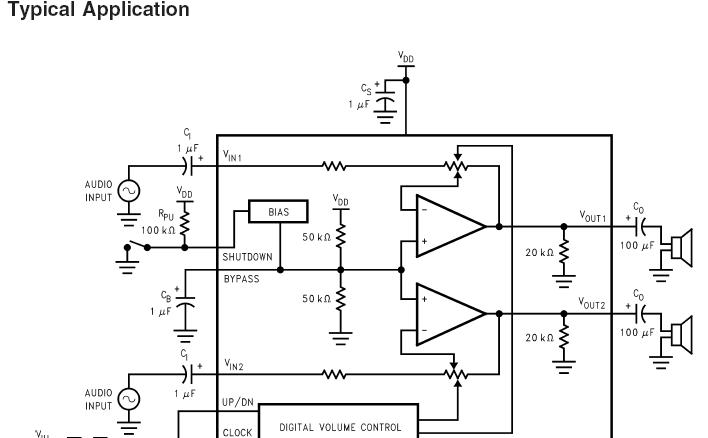 音频功率放大器HWD2111/LM4811