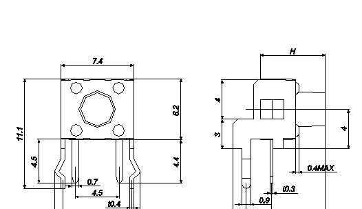 供应TSZJ66HX1轻触开关