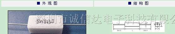 供应SQP水泥型绕线电阻器