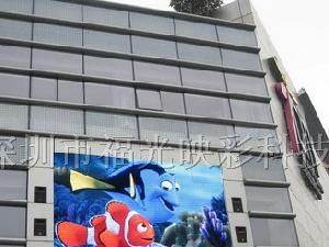 2500点户外全彩显示屏,P20虚拟全彩显示屏