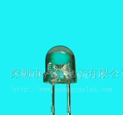 供应5mm圆形矮头白光LED（高度6.3，低光衰，5.5流明）