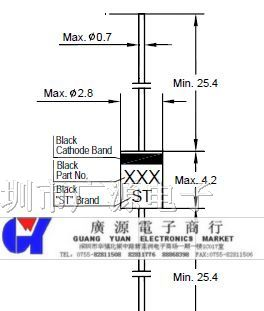 供应ST意法二极管  1N4741A