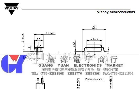供应VISHAY场效应  TCMT1102(MOS管)