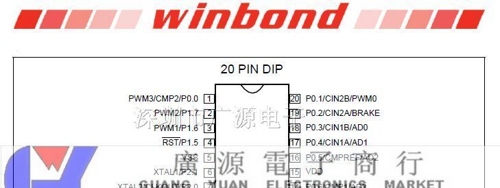 供应Winbond华邦单片机  W79E833ADG
