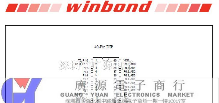 供应Winbond华邦单片机  W78L516A24DL