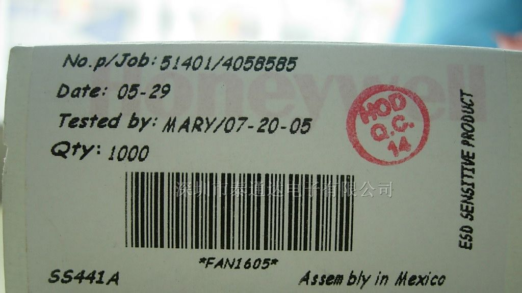 供应 霍尼韦尔（HONEYWELL) SS441A霍尔传感器