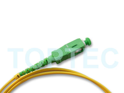 供应SC/APC单模单工光纤跳线