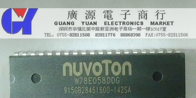 供应NUVOTON新唐单片机  W78E058DDG