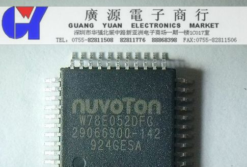 供应NUVOTON新唐单片机  W78E052DFG