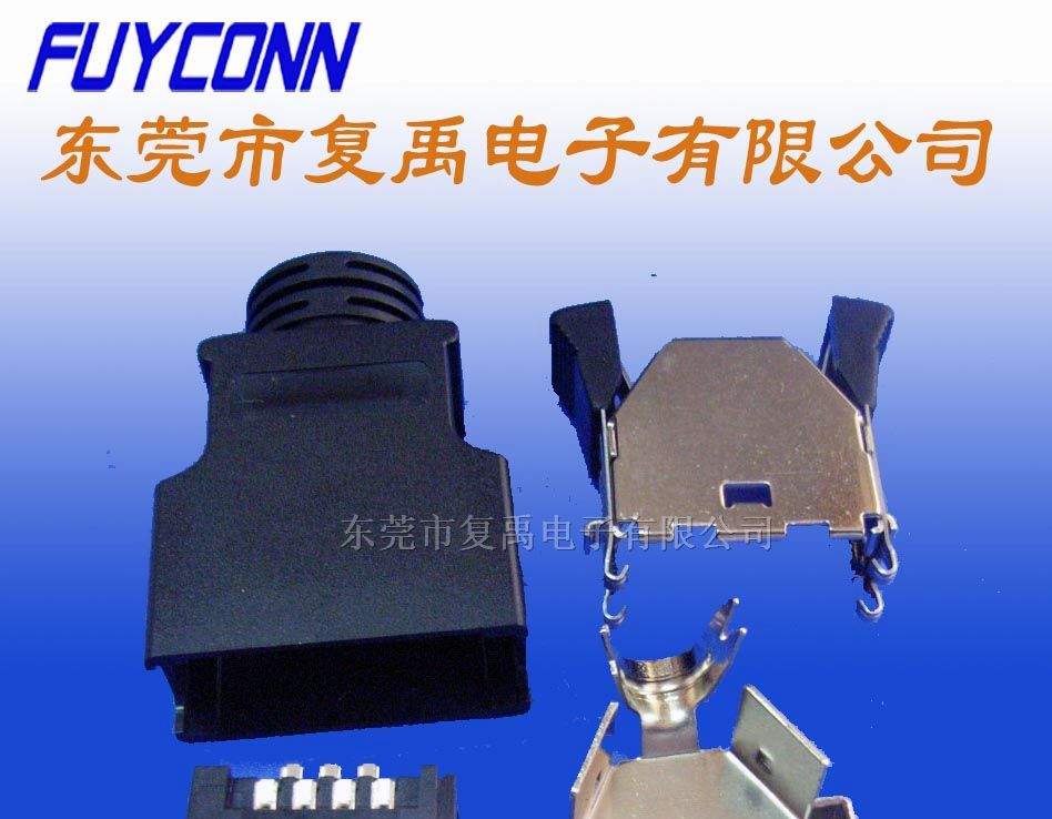 供应SCSI连接器 14公焊线 组装式连接器