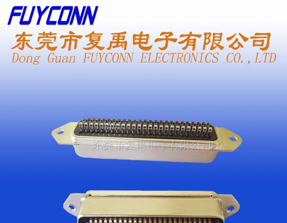 供应57连接器/CN连接器-50P公传统焊线式连接器