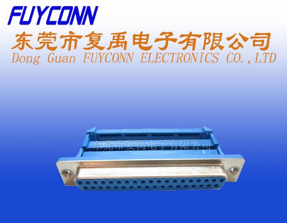 供应连接器 D-SUB连接器 IDC 37P母 压排式连接器