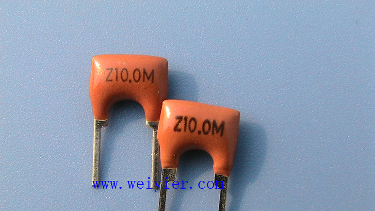 大量供应鼠标用晶振、陶振谐振器（ZTA/10.0M）