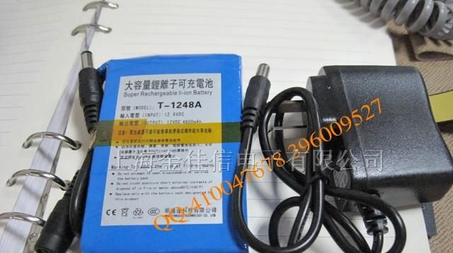 摄像机专用锂电池 12V 4800mAh