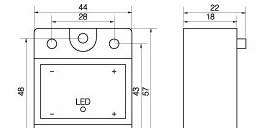 供应安装式稳压直流固态继电器GTJ9/57*44*22