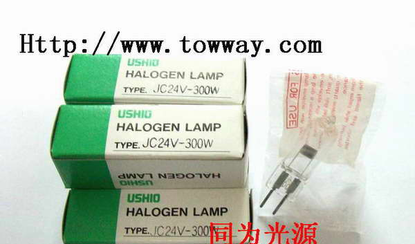供应USHIO JC 24V 300W卤素灯泡