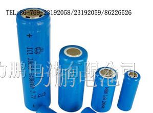 供应3.7V2400MAH18650锂离子柱式电池
