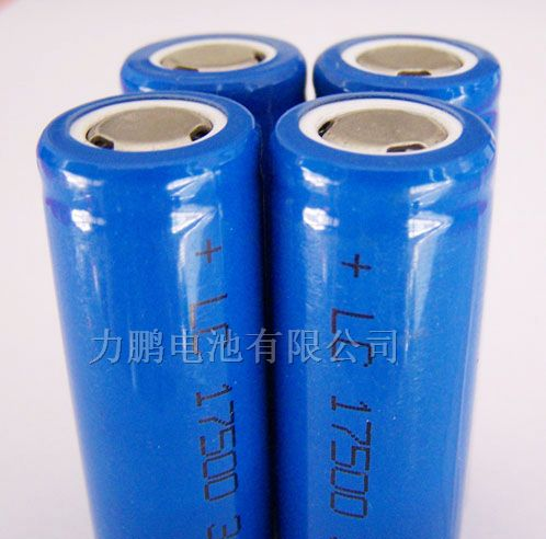供应3.7V17500锂离子柱式电池