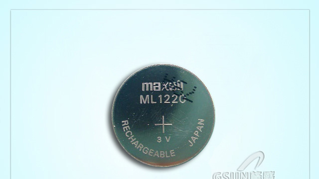 供应3.0V可充纽扣电池ML1220