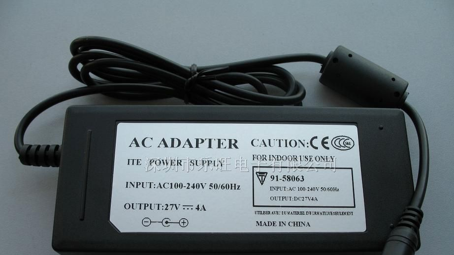 供应27V4A电源适配器