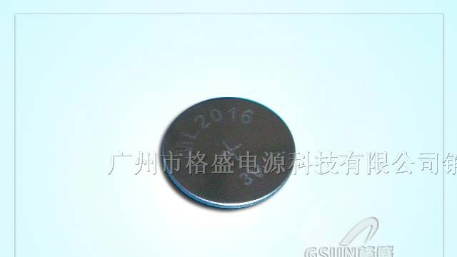 供应3V锂锰纽扣可充电池ML2016