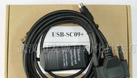 供应三菱 PLC 编程电缆USB-SC09+