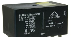 供应P&B继电器T92S11D22-24，T92S11D22-12