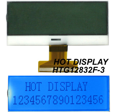 单色显示屏COG封装HTG12832F-3