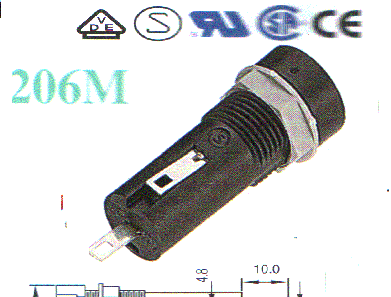 供应V-206M保险丝座