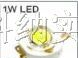 供应照明用1W大功率LED白光光源