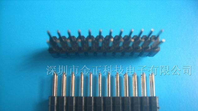 供应排针1.27mm/2.0mm/2.54mm间距连接器