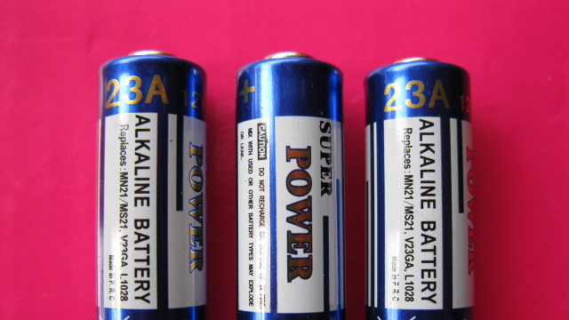 供应12V锌锰23A /L1028柱式电池
