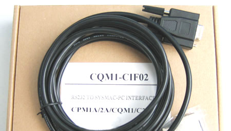 供应CQM1-CIF02  RS232 接口欧姆龙PLC编程电缆
