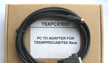 供应TSXPCU1031  RS232接口的施耐德PLC编程电缆