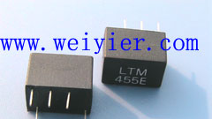 供应通讯、仪器仪表用陶瓷晶振滤波器 LTM455BW