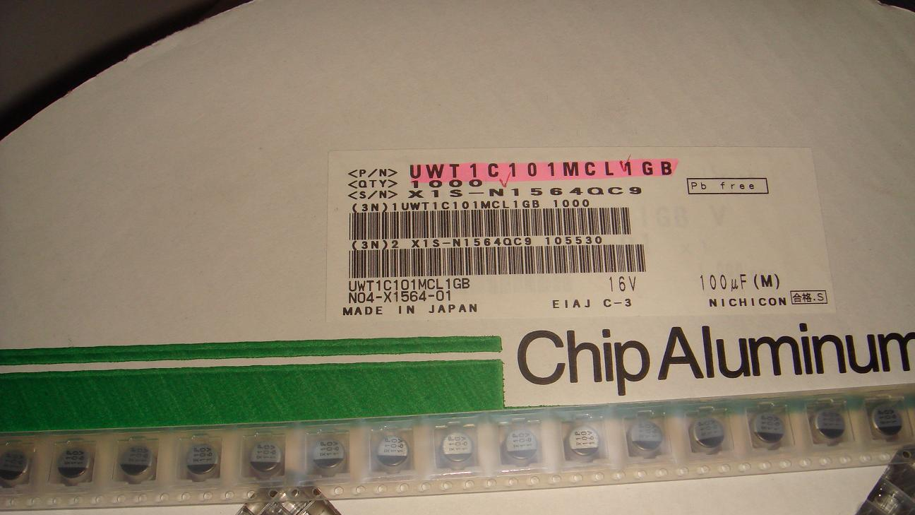 供应nichicon贴片铝电解电容16V220UF