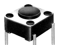 6X6全直脚轻触开关