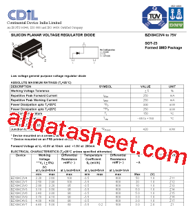 供应贴片三极管BZX84C27 SOT-23