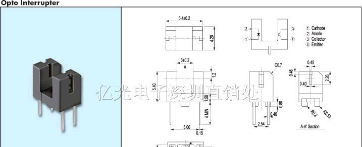 供应台湾亿光传感器ITR20403