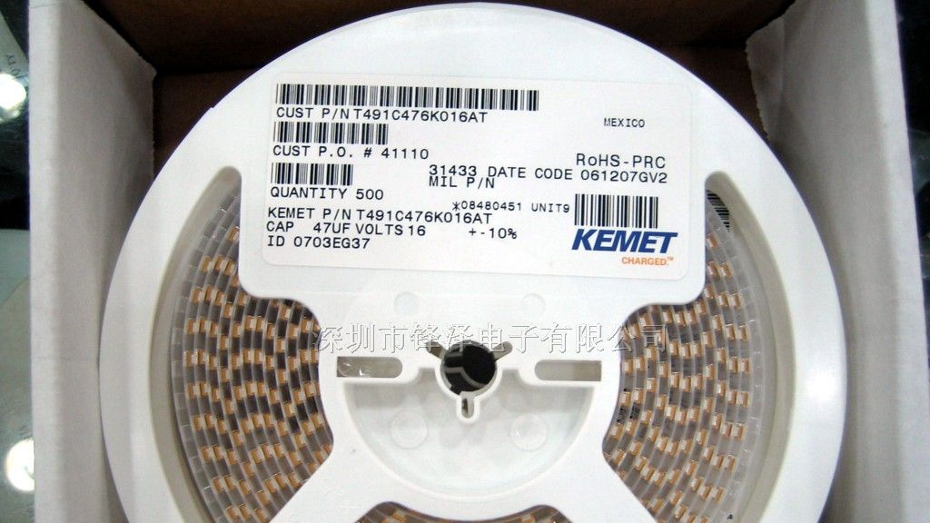 供应KEMET贴片钽电容