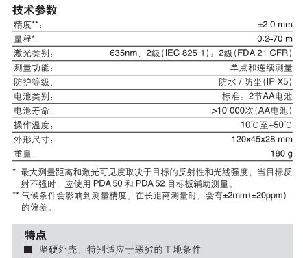 供应喜利得PD4/PD40/PD42激光测距仪-总代理