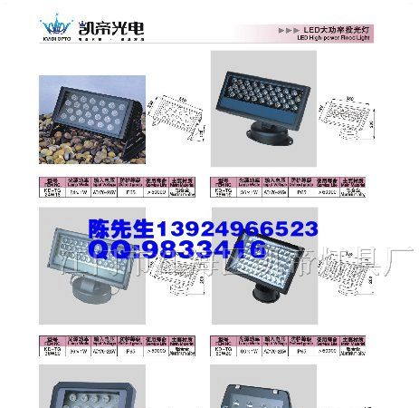 供应LED大功率投光灯