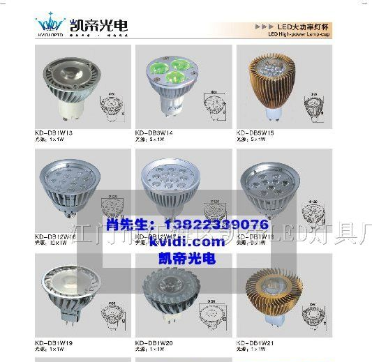 供应LED灯杯