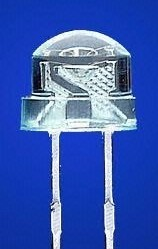 供应4.8mm 大草帽白光 LED 白光发光二极管