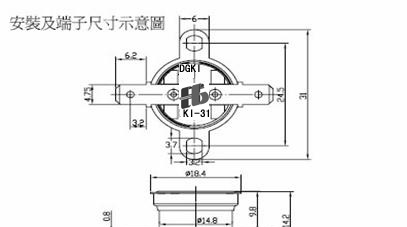 供应突跳式温度开关，温控开关，热保护器，KI-31