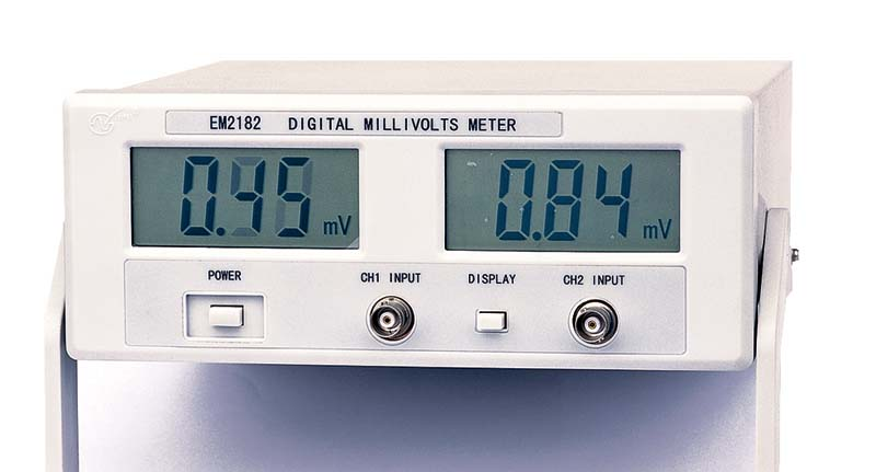 供应数字智能交流毫伏表(EM2182 双通道2MHz)