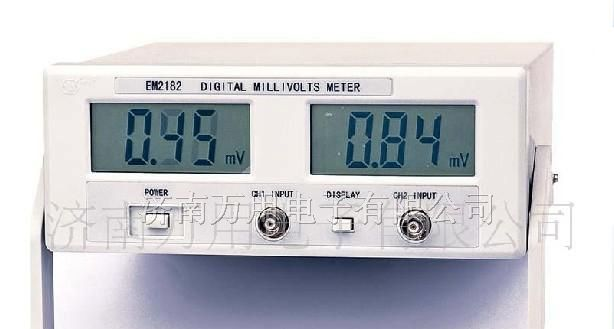 供应数字智能交流毫伏表(EM2182 双通道2MHz)