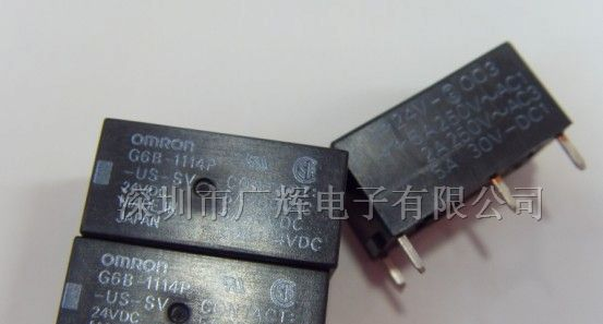 供应G6B-1114P-US-SV DC24功率继电器