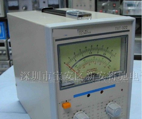 供应指针式双通道0.3mV/100V毫伏表